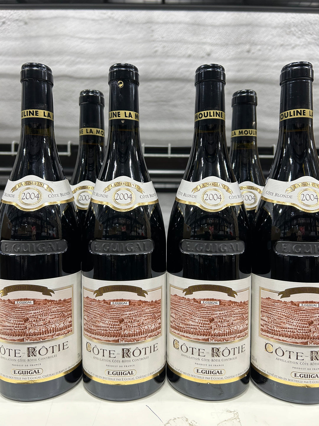 2004 E. Guigal Cote Rotie La Mouline, Case of 6 btls