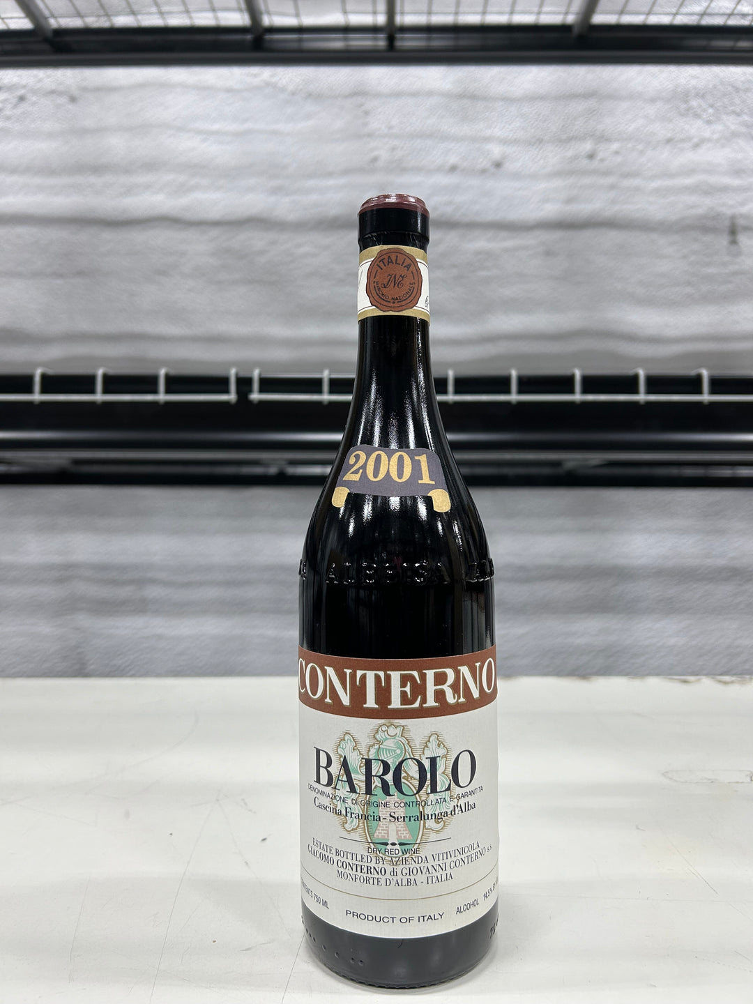 2001 Giacomo Conterno, Barolo, Cascina Francia, Bottle